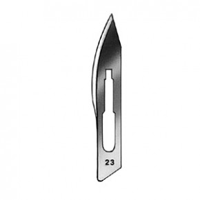 Scalpel blades, size 23